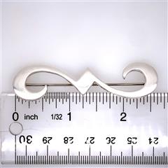 James Avery Retired Swirl Sterling Silver Brooch